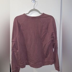 Crewneck rust red color
